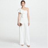 The Tetris White Toga Jumpsuit