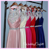 The Lovelia Halter Evening Gown (Many Colours Available)