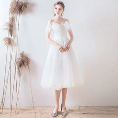 The Laylene Off Shoulder Bohemian Wedding Dress
