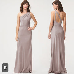 The Lorde Satin Bridesmaid Dress (4 Different Designs)
