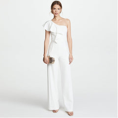The Tetris White Toga Jumpsuit
