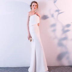 The Leia Toga White Gown