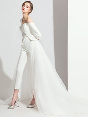 The Titiana Long Sleeve White / Black Separates