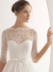 The Lorraine Wedding Bridal Midi Gown