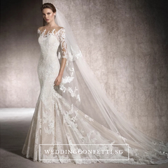 The Rossana Wedding Bridal Long Sleeves Gown (Customisable)