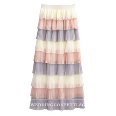 The Lara Bridesmaids Tiered Skirt
