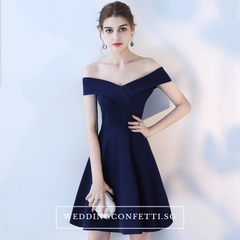 The Sellina Off Shoulder Cocktail Dress (Available in 4 colours)