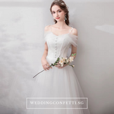 The Sephina Wedding Bridal Bohemian White Gown