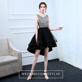 The Alethea Black Sequined Gown