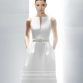 The Roxanda Wedding Bridal Satin Gown