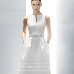 The Roxanda Wedding Bridal Satin Gown