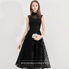 The Lorelie High Collar Lace Sleeveless Dress (Available in 2 colours)