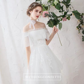 The Primrose Wedding Bridal Bohemian Off Shoulder Gown