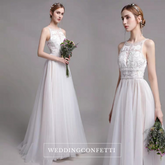 The Paityn Wedding Bridal Sleeveless Lace Gown