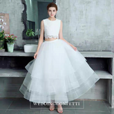 The Aura Wedding Bridal Separates Cropped Top Maxi & Skirt (Customisable)