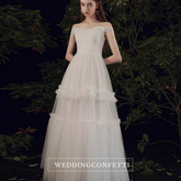 The Perseus Wedding Bridal Off Shoulder Gown