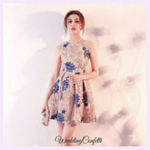 The Deana Sleeveless/Mid Sleeves Floral Dress