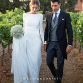 The Premala Bridal Long Sleeves White Gown (Customisable)