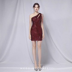 The Regina Sequined Toga Short Dress (Available in 5 Colours)