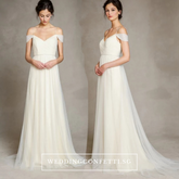 The Quintessa Tulle Off Shoulder Dress