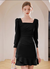 The Riley Short Long Sleeve Dress (Available in 2 Colours)