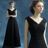 The Lakisha Black Off Shoulder Gown