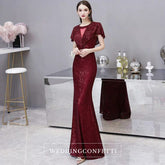 The Lorniston Sequined Red Gown