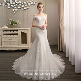 The Triniity Wedding Bridal Off Shoulder Gown