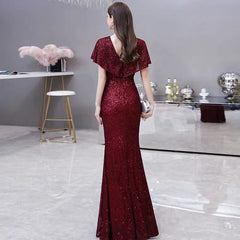 The Lorniston Sequined Red Gown