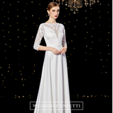 The Liselle Mother-Of-Bride Sleeved Gown (Available in 2 Colours)