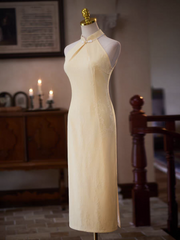 The Peony Yellow Cheongsam Gown
