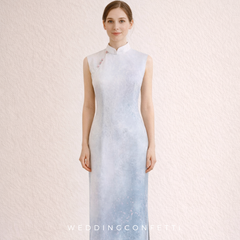 The Ryndel Ombre Blue Cheongsam Gown