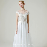 The Rosalle Wedding Bridal Off Shoulder Gown