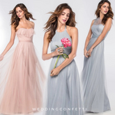 The Lindsay Tulle Bridesmaid Collection (Customisable)
