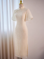 The Celtrine Flare Sleeves Cheongsam Gown