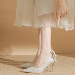 The Klary Wedding Bridal Glitter Heels