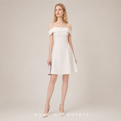 The Lerista Off Shoulder Short Dress (Available in 4 Colours)