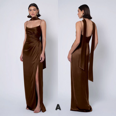 The Pennylia Satin Bridesmaid Series (Customisable)