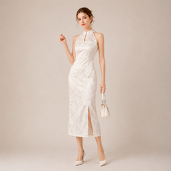 The Aurele Sleeveless Cheongsam Gown