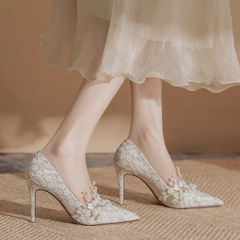 The Hasera Wedding Bridal Heels (Available in 2 Colours)