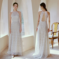 The Caserina Wedding Bridal Halter Gown
