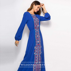 The Shazly Long Sleeve Gown (Various Colours)