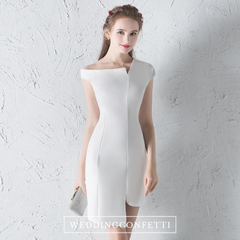 The Julie Short White Dress