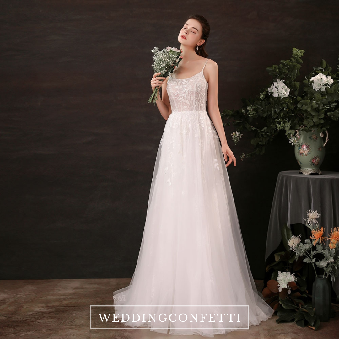 The Rayen Wedding Bridal Sleeveless Gown