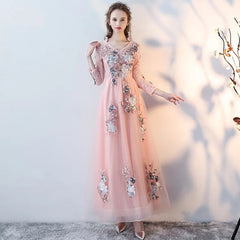 The Melyssa Floral Pink Lace Dress