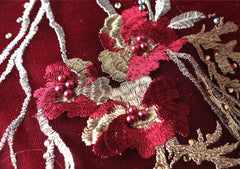 The Raureni Red Sleeveless Gown