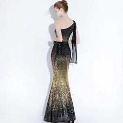 The Lynne Sequined Ombre Gown
