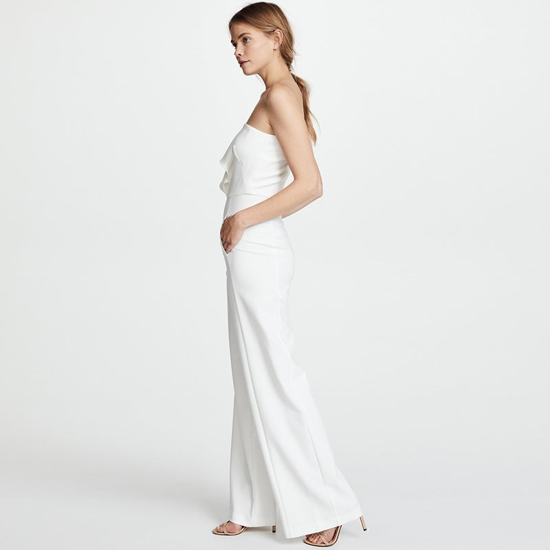 The Tetris White Toga Jumpsuit