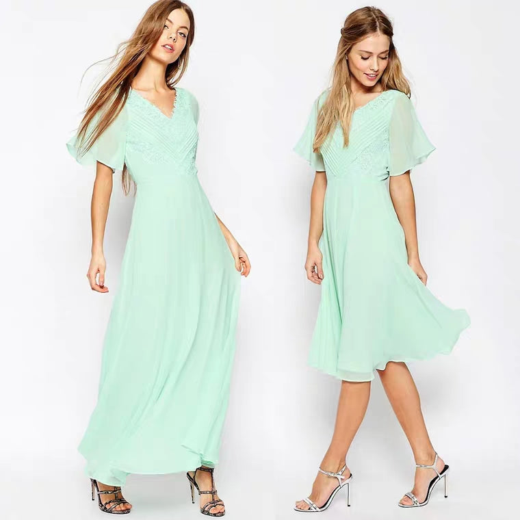 The Lorenda Chiffon Bridesmaid Collection (Customisable)