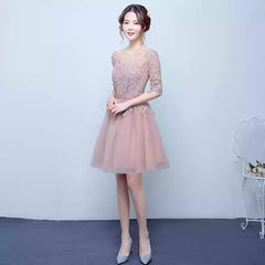 The Rosalyn Pink Short Dress
